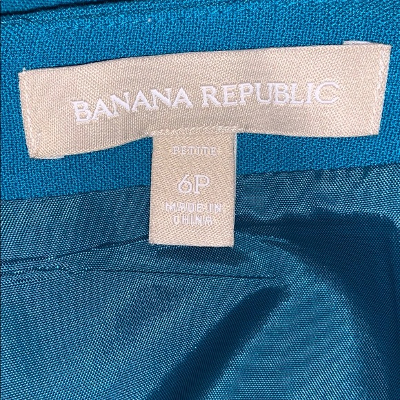 BANANA REPUBLIC Turquoise Blue Pencil Skirt - Picture 5 of 7